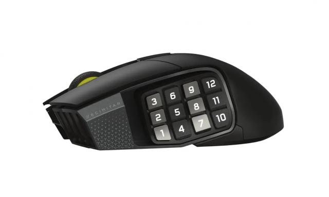 Геймърскa оптична мишка CORSAIR SCIMITAR ELITE WIRELESS SE, 33000 DPI 