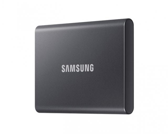 Външен SSD Samsung T7, 4TB, Titan Grey 