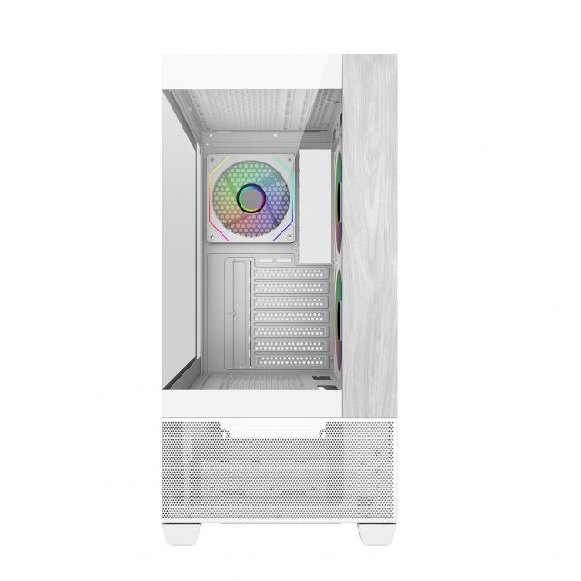 Case CoolerMaster Elite 690 Wood - White 