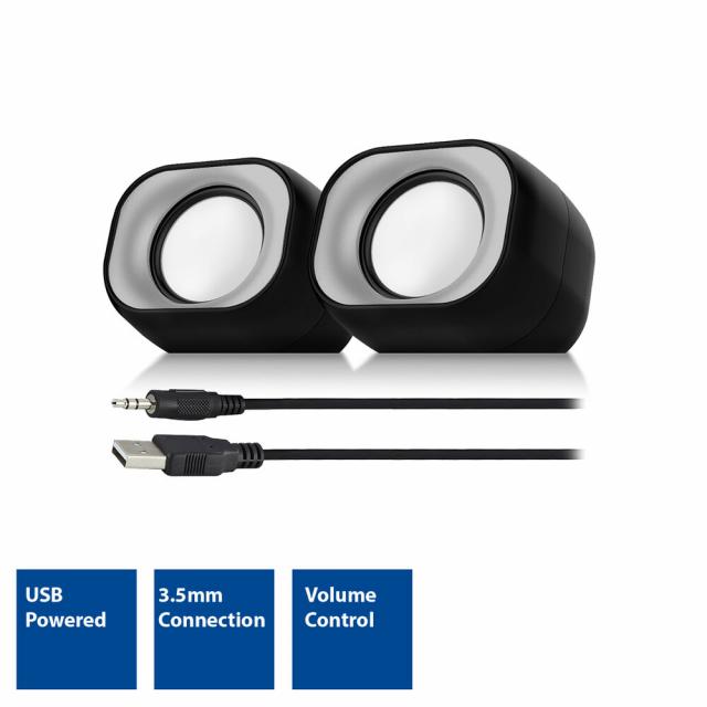 ACT Стерео колонки Eminent 2.0, USB захранване, 2 х 3W 