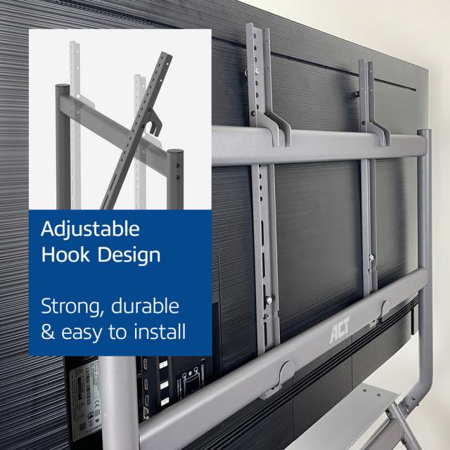 ACT Mobile TV stand 50-86", up to 120kg 