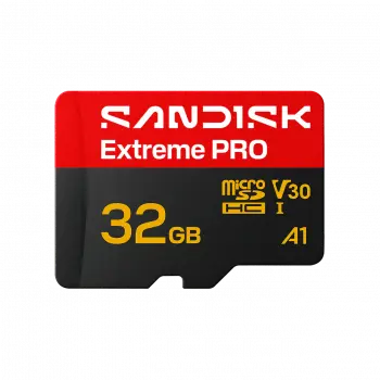 Sandisk карта Extreme PRO microSD™ UHS-I Card 32GB, Read up to 100MB/s, Write 90MB/s