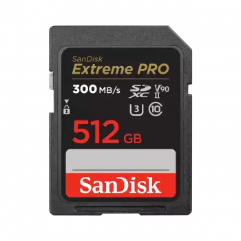 SanDisk Карта памет Extreme Pro SDXC 512GB, 300MB/s, V90 UHS-II