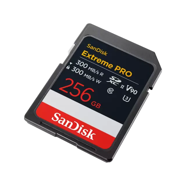 SanDisk Карта памет Extreme Pro SDXC 256GB, 300MB/s, V90 UHS-II 