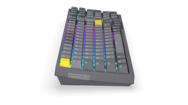 Геймърскa безжична механична клавиатура ENDORFY Celeris 1800 - Endorfy Yellow Switch - Full Size 