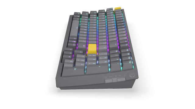 Геймърскa безжична механична клавиатура ENDORFY Celeris 1800 - Endorfy Yellow Switch - Full Size 