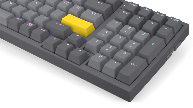 Геймърскa безжична механична клавиатура ENDORFY Celeris 1800 - Endorfy Yellow Switch - Full Size 