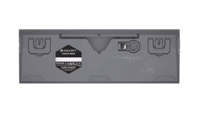Геймърскa безжична механична клавиатура ENDORFY Celeris 1800 - Endorfy Yellow Switch - Full Size 