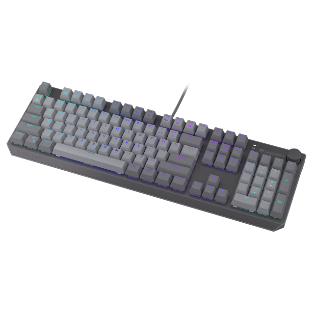 Endorfy mechanical keyboard Thock V2 Full Size, PBT, Endorfy Red switch, US Layou