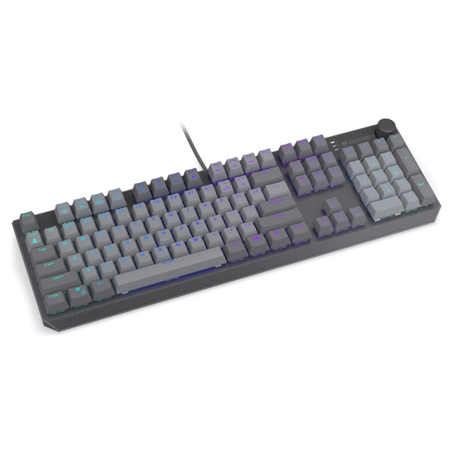 Endorfy mechanical keyboard Thock V2 Full Size, PBT, Endorfy Red switch, US Layou