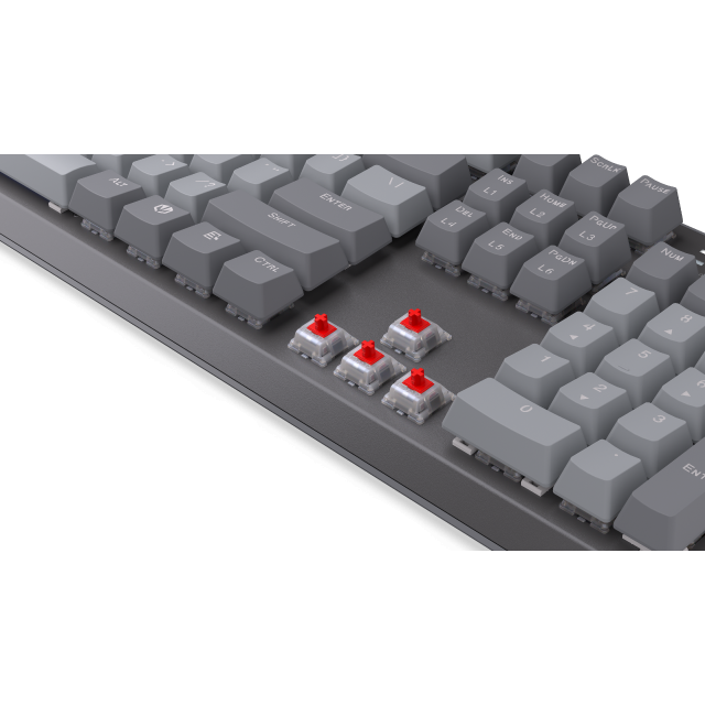 Endorfy mechanical keyboard Thock V2 Full Size, PBT, Endorfy Red switch, US Layou