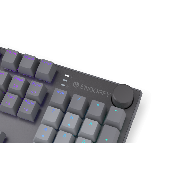 Endorfy mechanical keyboard Thock V2 Full Size, PBT, Endorfy Red switch, US Layou