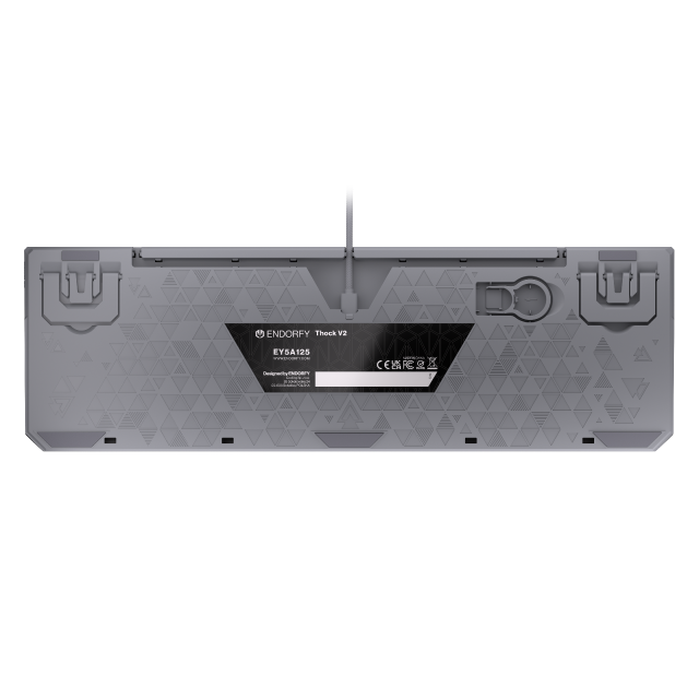 Endorfy mechanical keyboard Thock V2 Full Size, PBT, Endorfy Red switch, US Layou