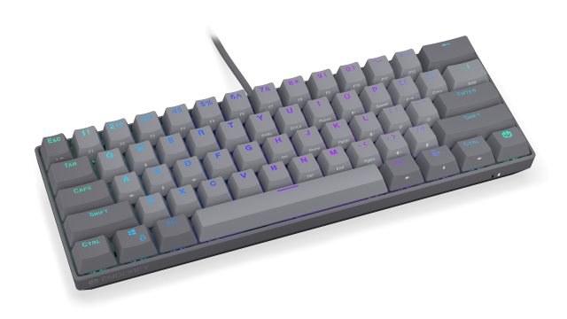 Endorfy mechanical keyboard Thock V2 Compact, PBT, Endorfy Red switch, US Layout 
