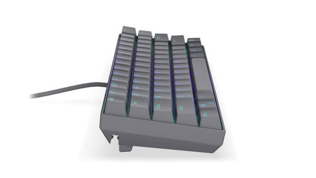 Endorfy mechanical keyboard Thock V2 Compact, PBT, Endorfy Red switch, US Layout 