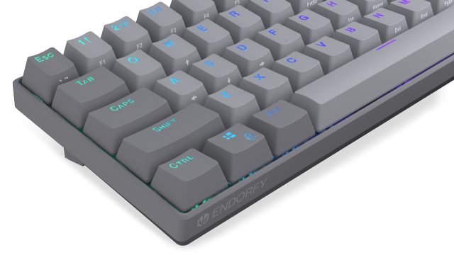 Endorfy mechanical keyboard Thock V2 Compact, PBT, Endorfy Red switch, US Layout 