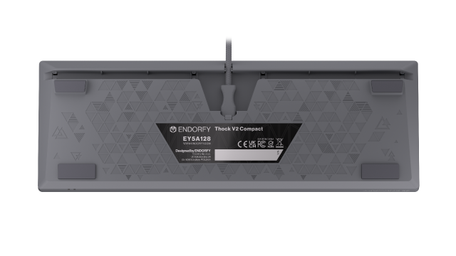 Endorfy mechanical keyboard Thock V2 Compact, PBT, Endorfy Red switch, US Layout 