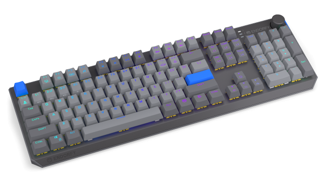 Endorfy mechanical keyboard Thock Wireless V2 Full Size, PBT, Endorfy Yellow switch, US Layout 
