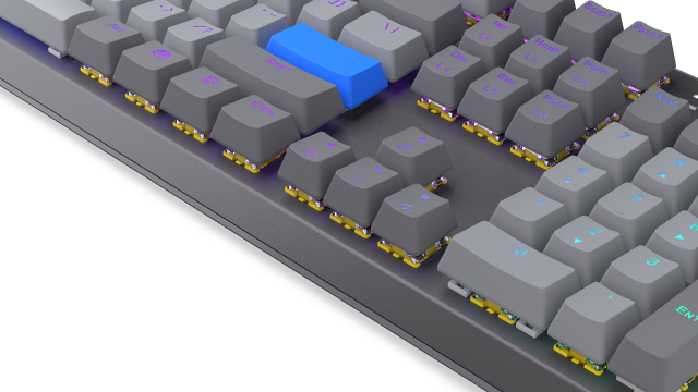 Endorfy mechanical keyboard Thock Wireless V2 Full Size, PBT, Endorfy Yellow switch, US Layout 