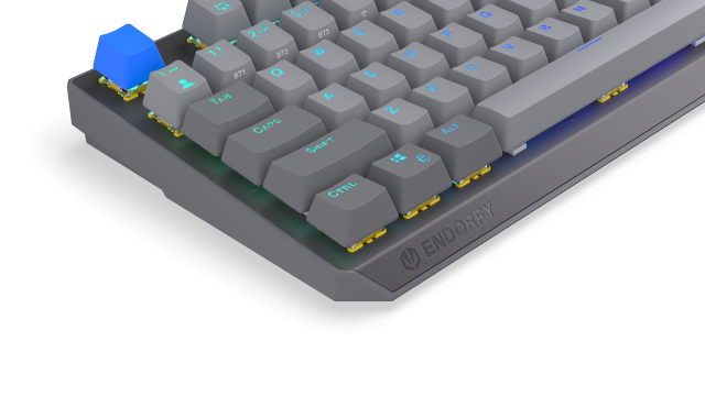 Endorfy mechanical keyboard Thock Wireless V2 Full Size, PBT, Endorfy Yellow switch, US Layout 