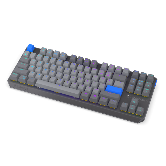 Endorfy mechanical keyboard Thock Wireless V2 TKL, PBT, Endorfy Yellow switch, US Layout