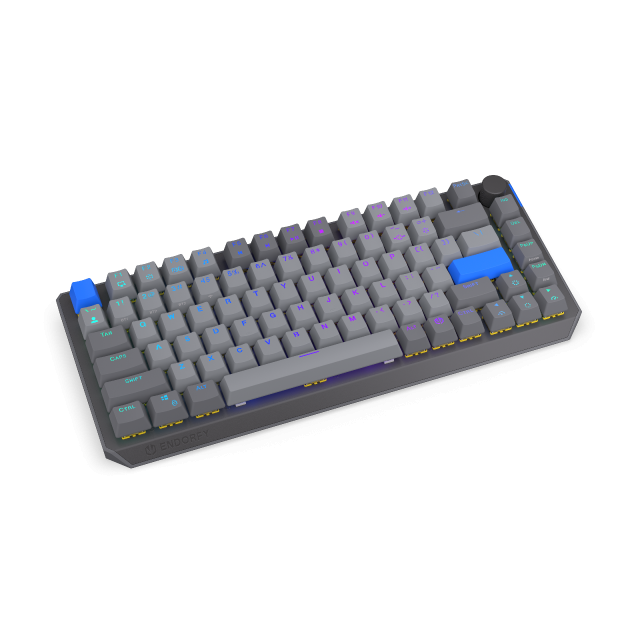 Endorfy mechanical keyboard Thock Wireless V2 75%, PBT, Endorfy Yellow switch, US Layout