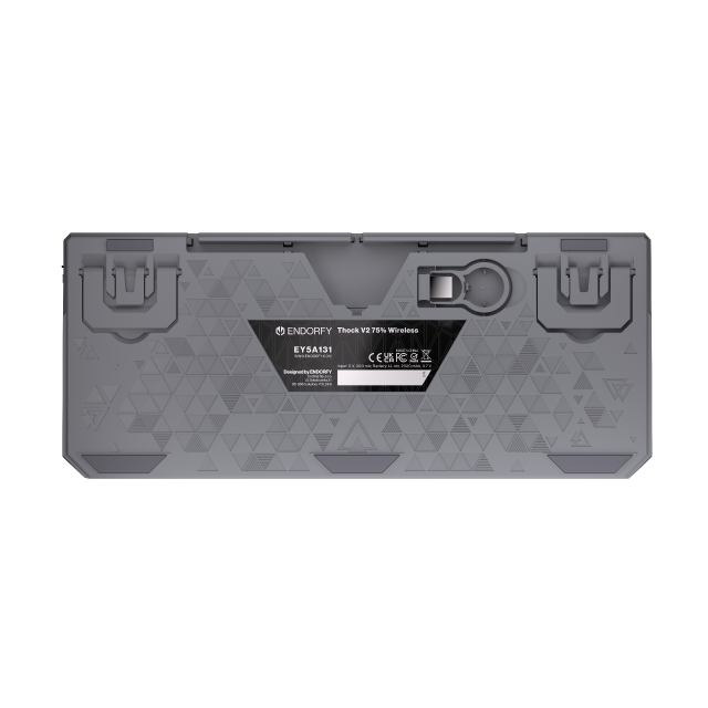 Endorfy mechanical keyboard Thock Wireless V2 75%, PBT, Endorfy Yellow switch, US Layout