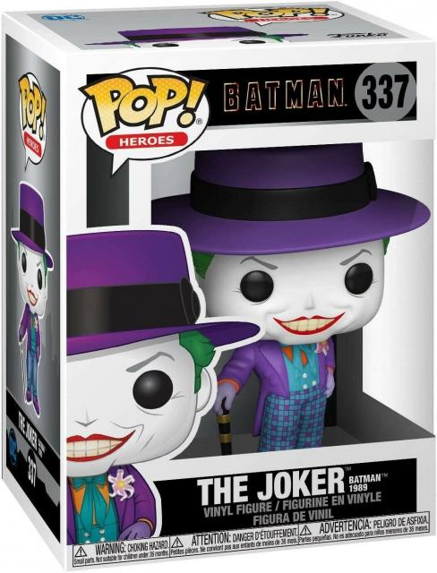 Фигурка Funko Pop! DC Heroes: Batman 1989 - The Joker(with Hat-Batman 1989 Movie) #337 