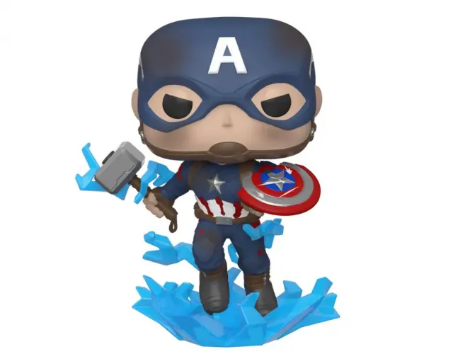 Funko Pop! Marvel: Avengers Endgame - Captain America With Broken Shield & Mjolnir #573 