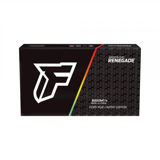 Памет Kingston FURY Renegade RGB Limited Edition 48GB(2x24GB) DDR5 8000MHz CL36 KF580C36RLAK2-48,  XMP 