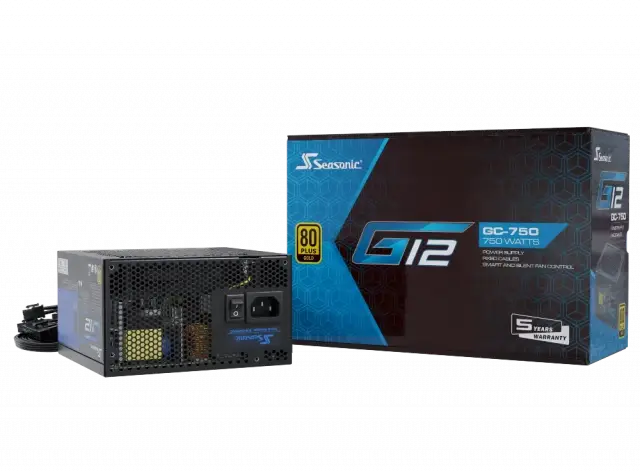 Захранващ блок Seasonic G12-GC-750 V2, 750W, 80+ Gold 