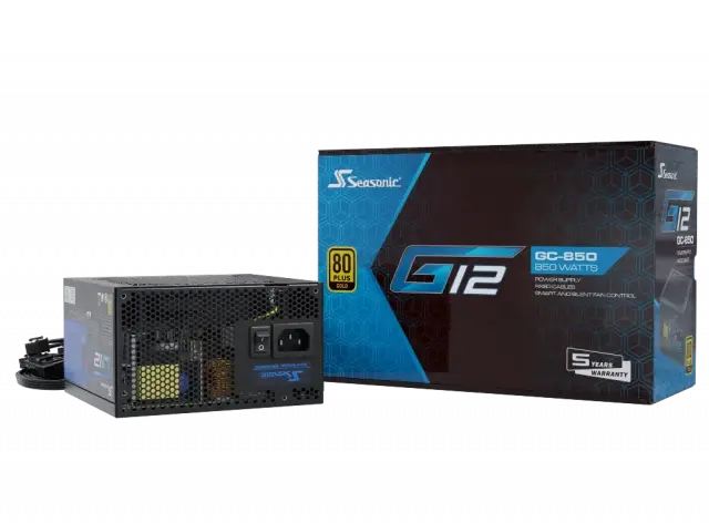 Захранващ блок Seasonic G12 GM-850 V2, 850W, 80+ GOLD 