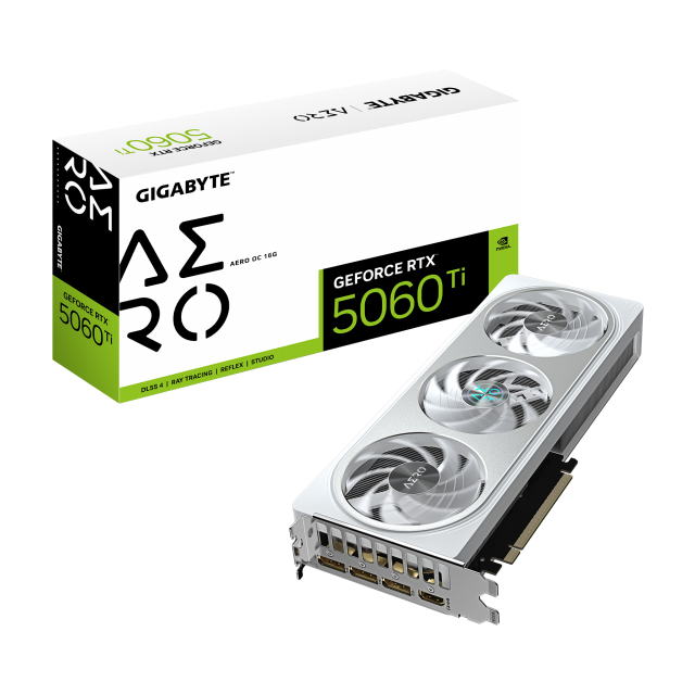 Graphic card GIGABYTE RTX 5060 TI AERO OC 16GB GDDR7 