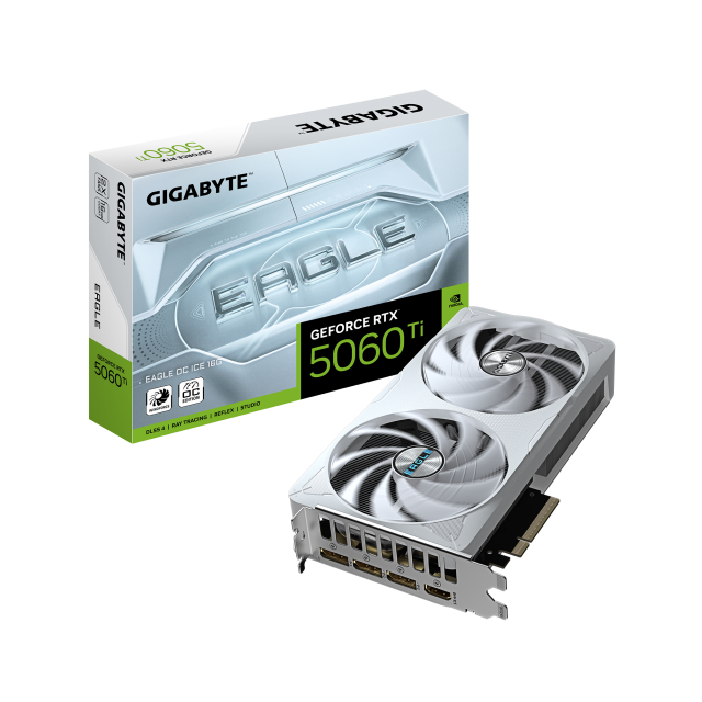 Graphic card GIGABYTE RTX 5060 TI EAGLE OC ICE 16GB GDDR7 