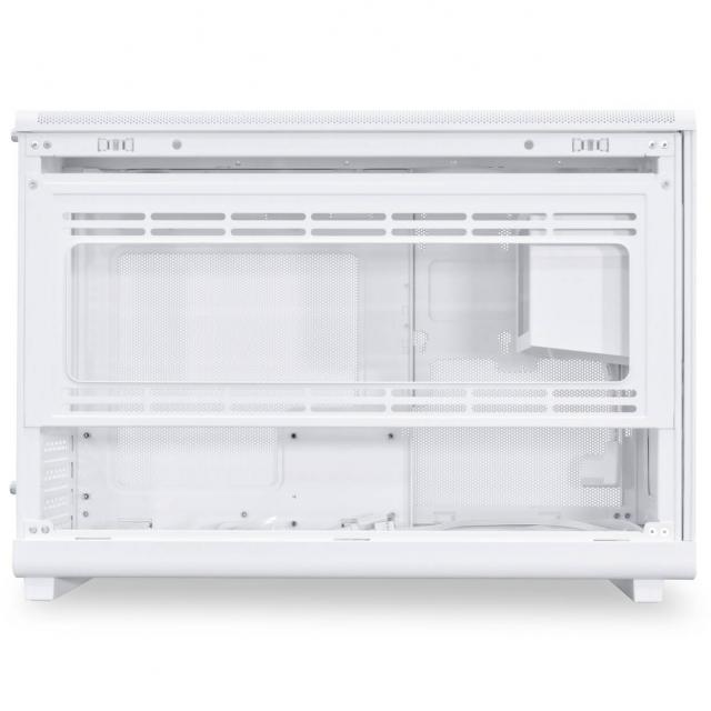 Case Lian Li DAN A3-mATX Wood Edition White, Tempered Glass, Micro Tower 