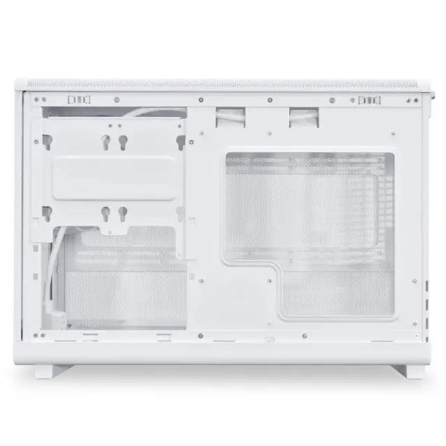 Case Lian Li DAN A3-mATX Wood Edition White, Tempered Glass, Micro Tower 