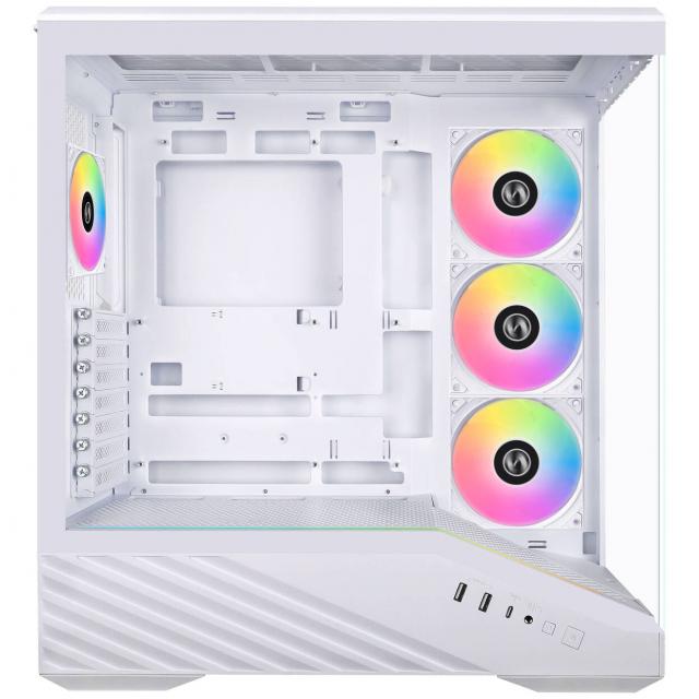 Case Lian Li Vector V100 ARGB Mid-Tower, Tempered Glass - White 