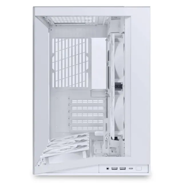 Case Lian Li O11 Dynamic Mini V2 Flow + 5 Fans Mini-Tower - White 