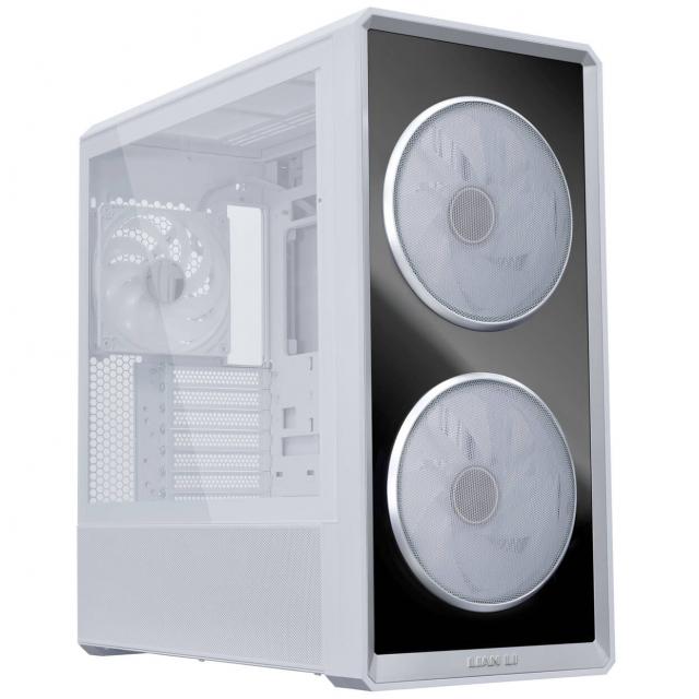 Кутия Lian Li LANCOOL 217 INF RGB Mid-Tower, Tempered Glass - Бял 