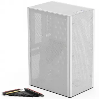 Кутия Ssupd Meshlicious Full Mesh PCIE 4.0 Edition Mini-ITX Case - White