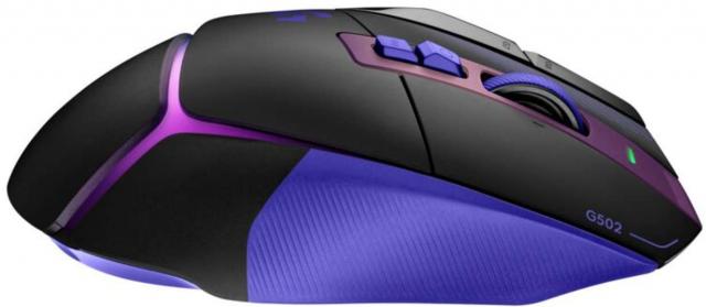 Геймърска безжична мишка Logitech G502 X Plus Lightsync RGB - Dark Lilac 