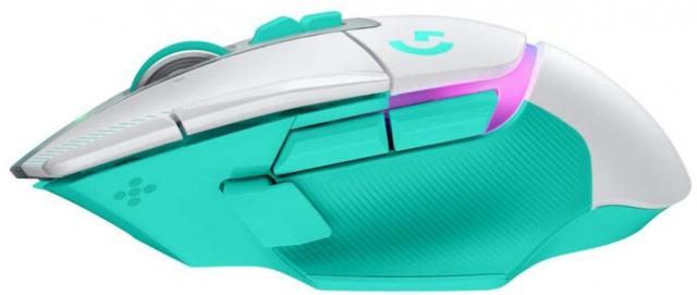 Геймърска безжична мишка Logitech G502 X Plus Lightsync RGB - Mint 