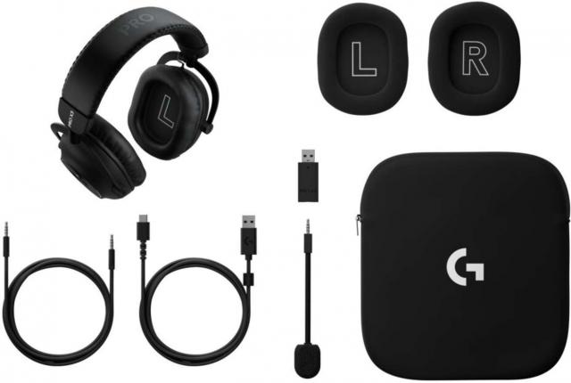 Безжични Геймърски слушалки Logitech PRO X3 Lightspeed - Черни 