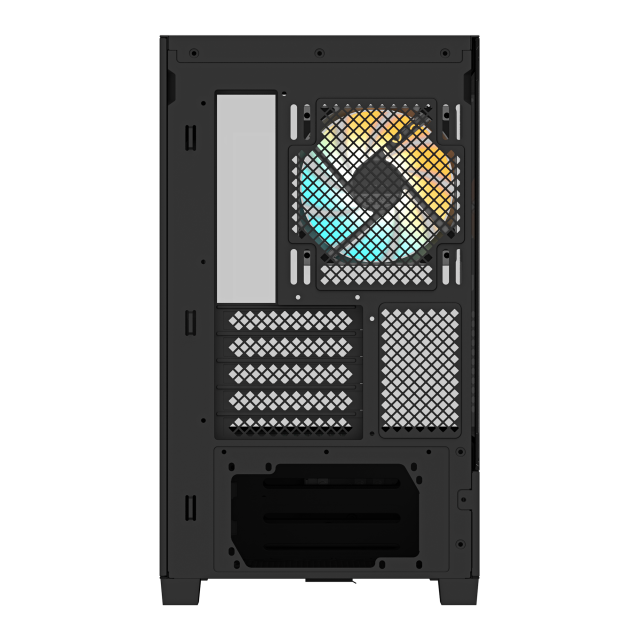 Кутия GIGABYTE C201 PANORAMIC + 3 ARGB Вентилатора 
