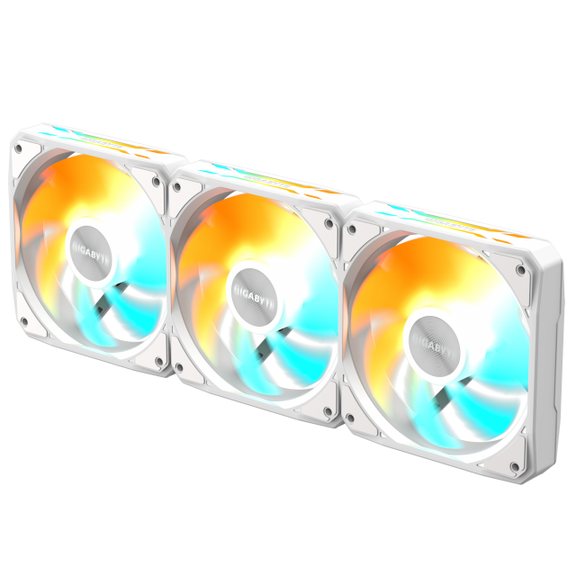 Triple Fans GIGABYTE AORUS EZ CHAIN 120 ICE 3-Pack ARGB 