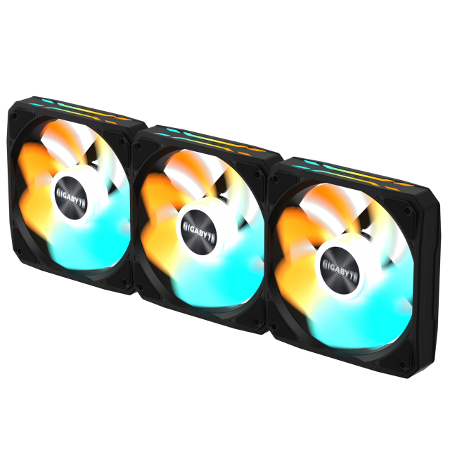 3-pack Fans GIGABYTE AORUS EZ CHAIN RVS FAN 120 - 120x120x25mm ARGB 