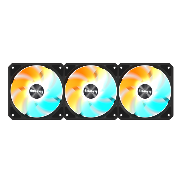 3-pack Fans GIGABYTE AORUS EZ CHAIN RVS FAN 120 - 120x120x25mm ARGB 