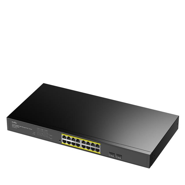 Cudy GS1016EPS2, 16-Port Gigabit Cloud Easy-Managed PoE+ Switch with 2 SFP 