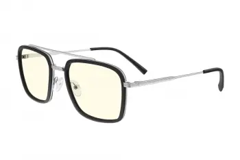 GUNNAR Baron Silver Computer Glasses - Clear