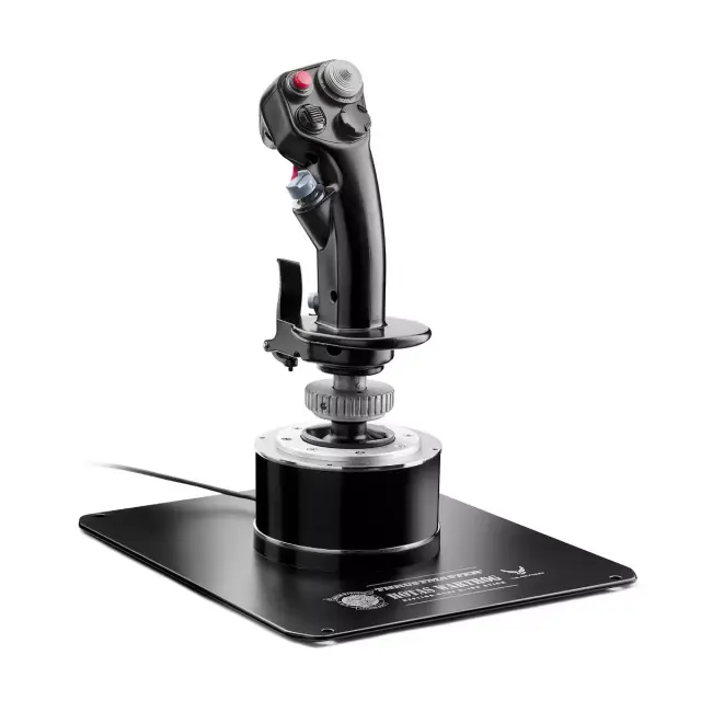 Жичен джойстик, авиосимулатор Thrustmaster HOTAS Warthog Flight Stick за PC, Черен 